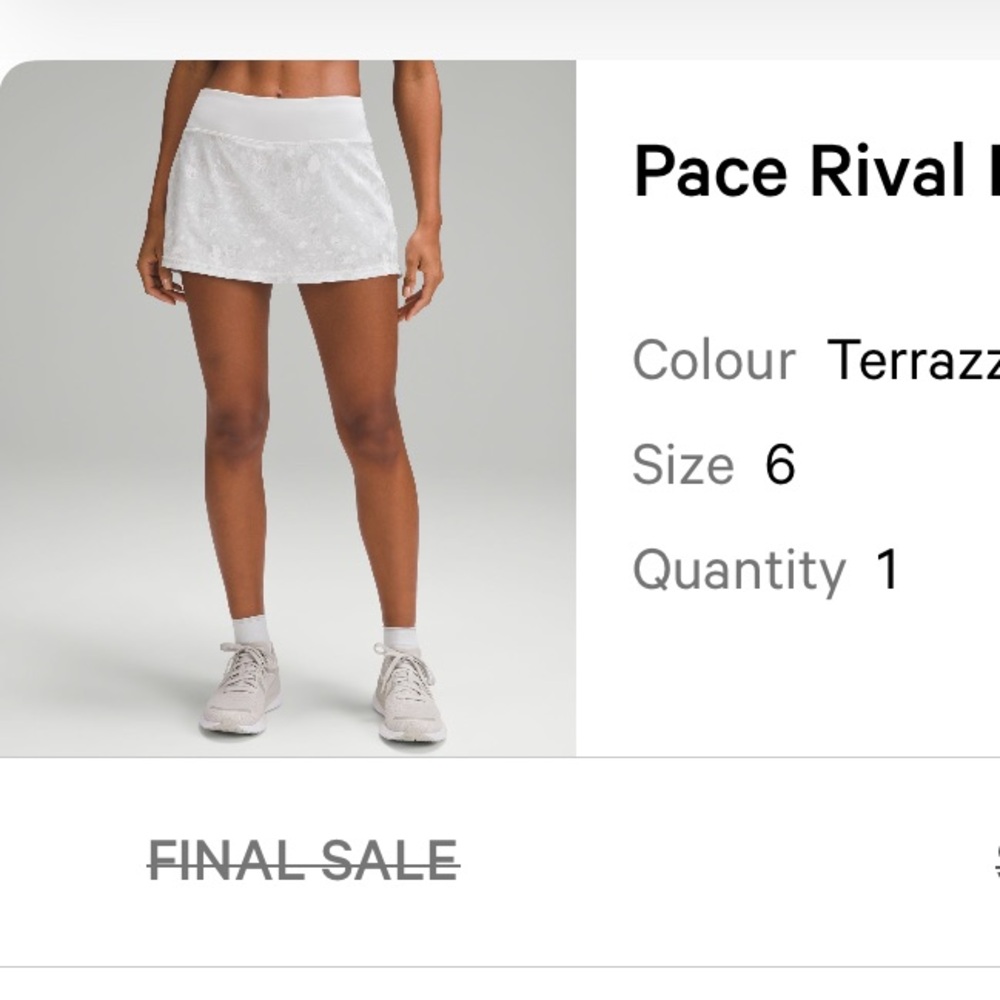 Size 6 NWT PACE RIVAL SKIRT!! Brand new.